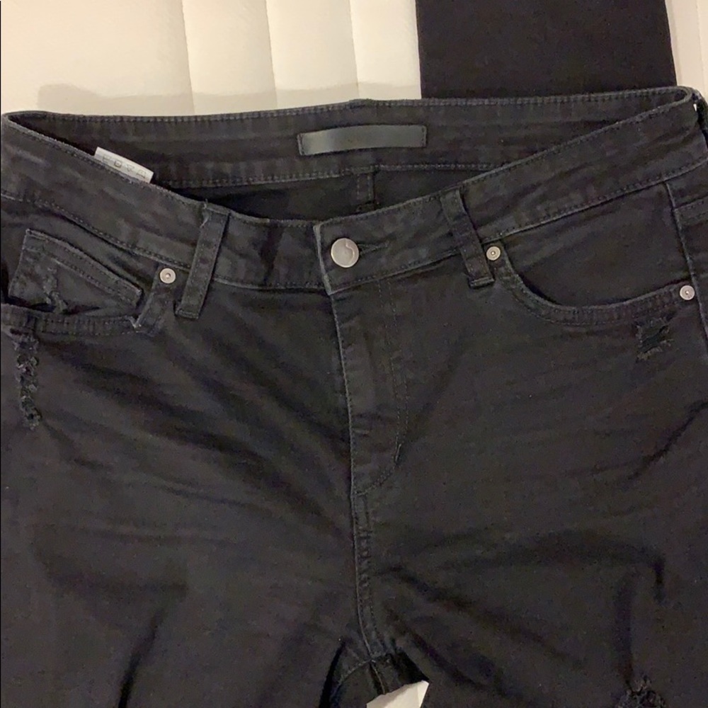 Joes Black ripped skinny jeans size 30